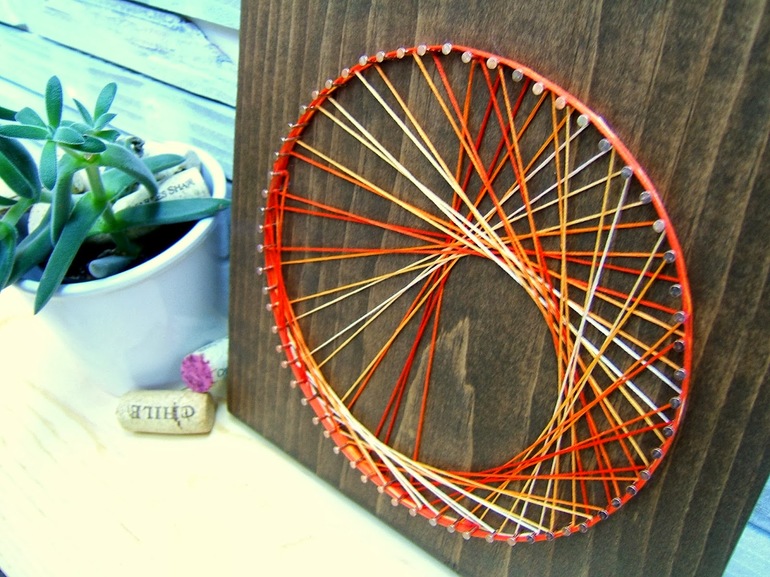 Stringart à l'intérieur