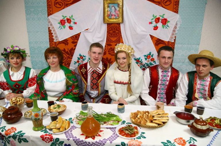 Décoration de mariage à la russe