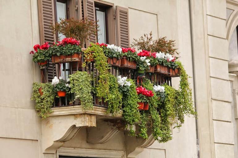 Balcon français comme il a l'air